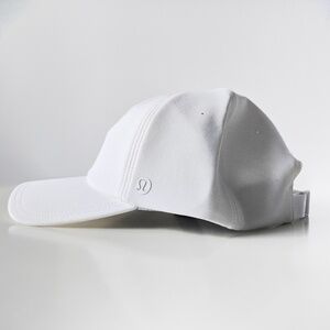 Lululemon Athletica White Fast and Free running Hat/ Cap